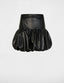 Women's Black Fitted Short Skirt