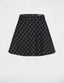 Women's short black skater skirt