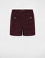 Women's high-waisted tweed shorts